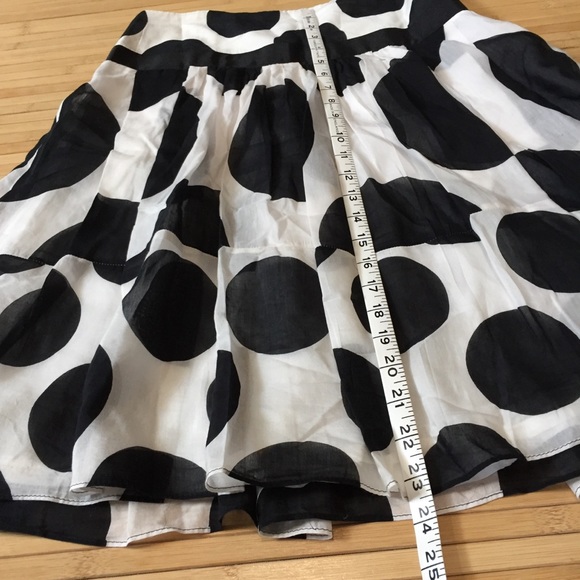 Zara basic silk blend A line polka dots - Picture 6 of 6